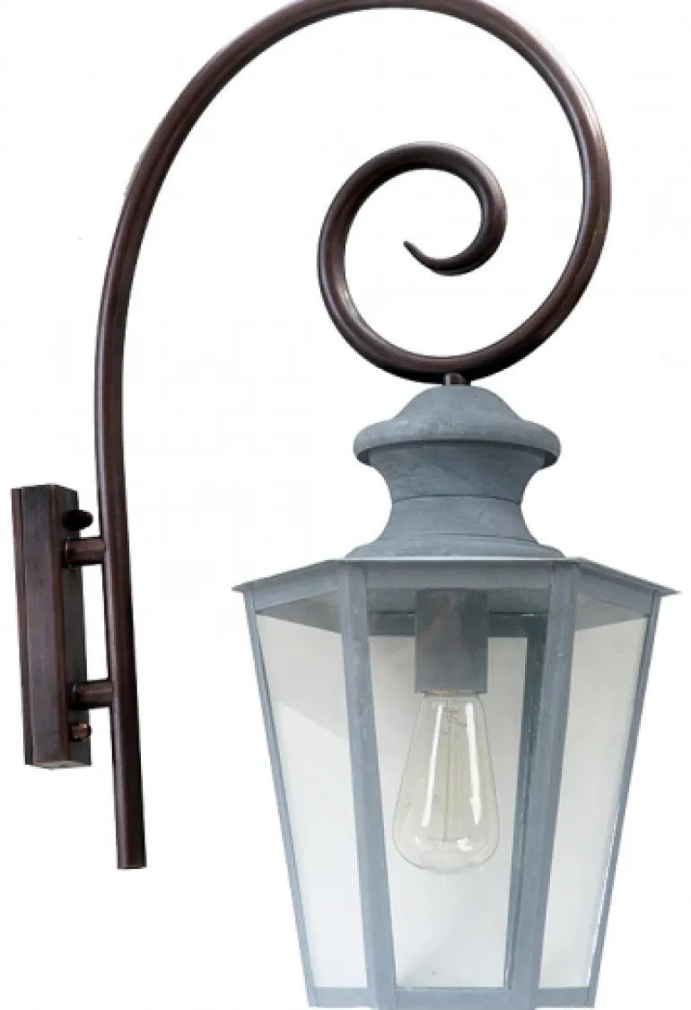 Wandlaterne mit Bischofstab Vaucresson MM