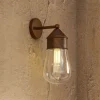 Wandleuchte Drop aus Kupfer und Messing