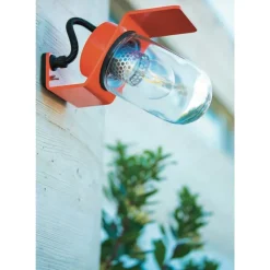Wandleuchte für Außen mit Glaszylinder Sherlock