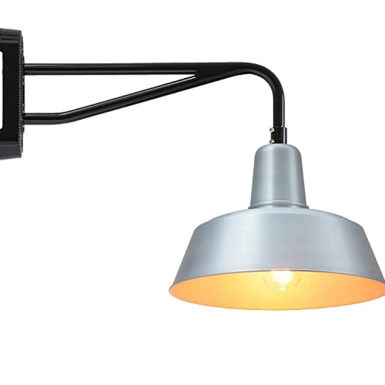 Wandleuchte im Fabrik-Design Berlin W340