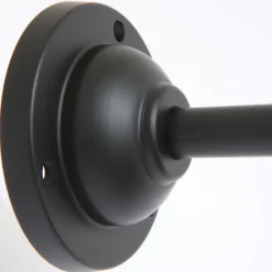 Wandleuchte im Fabrikstil mit langem Wandarm W490L (Ø 48 cm)
