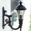 Wandleuchte mit Glasmantellaterne Prag M-M 40CU