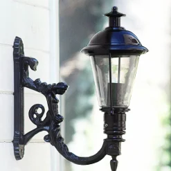 Wandleuchte mit Glasmantellaterne Prag M-M 40CU