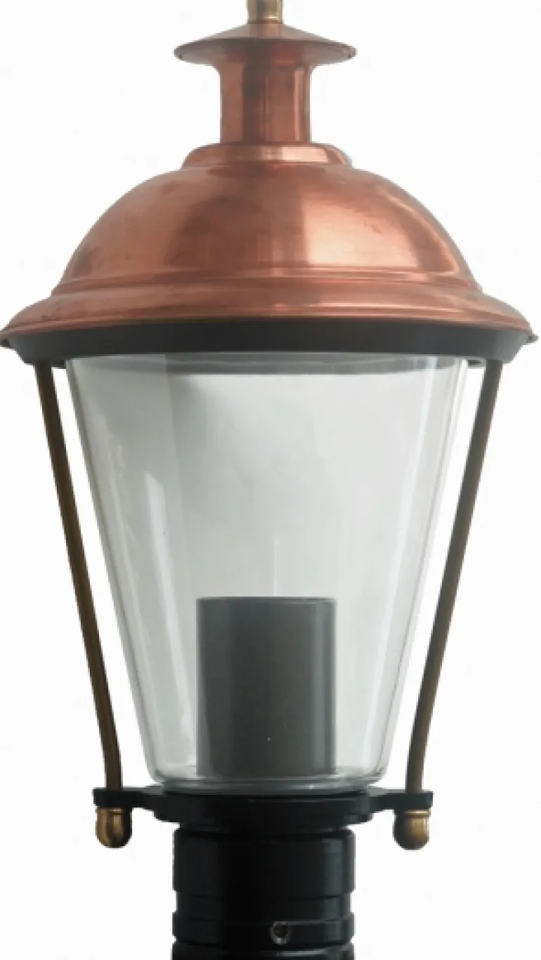 Wandleuchte mit Glasmantellaterne Prag M-M 40CU