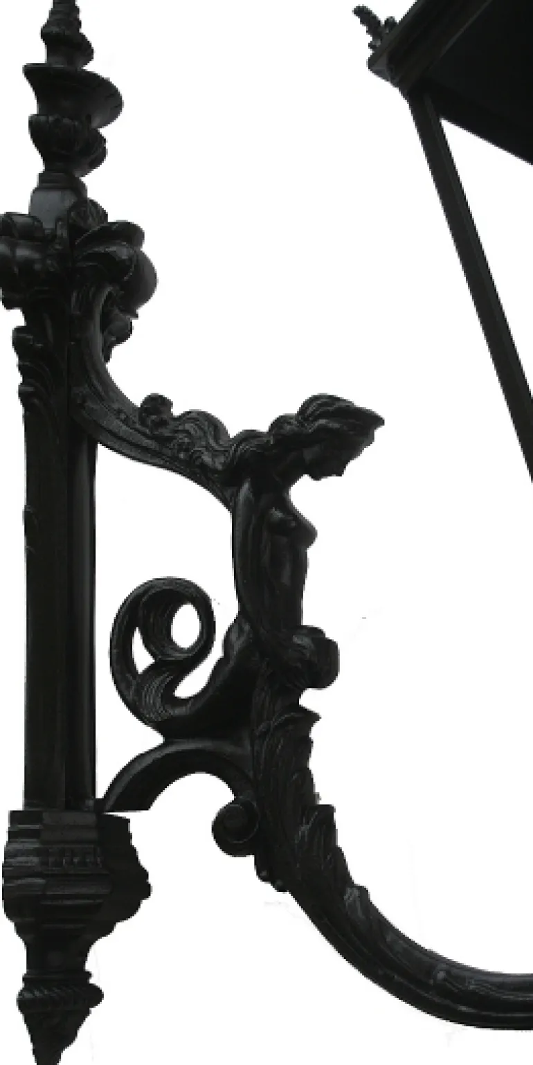 Wandleuchte Prag D-L mit Schinkel-Laterne 72