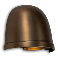 Wandstrahler mit dunkler Messing-Patina MURAN BRASS