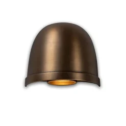 Wandstrahler mit dunkler Messing-Patina MURAN BRASS