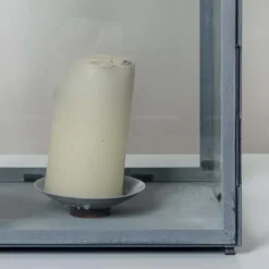 Windlicht aus Zink oder Messing für Terrassen Bellecour (Höhe 65 cm)