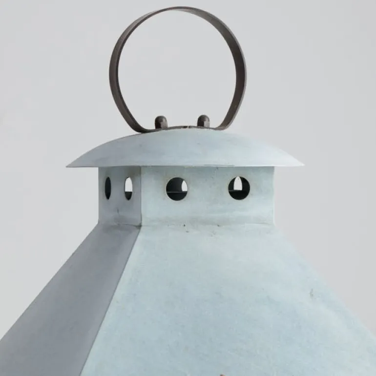 Windlicht aus Zink oder Messing für Terrassen La Turbie (Höhe 70 cm)
