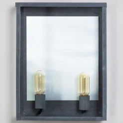 Zweiflammige kastenförmige Wandleuchte Antibes TGM