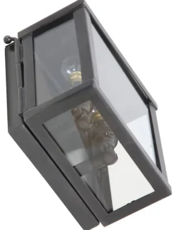Zweiflammige Messing-Wandleuchte Vitrine petit