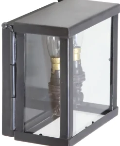 Zweiflammige Messing-Wandleuchte Vitrine petit