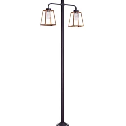 Zweiflammige Standleuchte Lampiok, IP 65