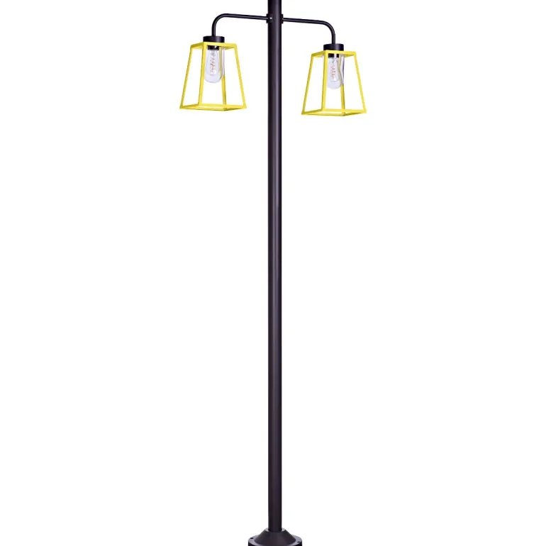 Zweiflammige Standleuchte Lampiok, IP 65