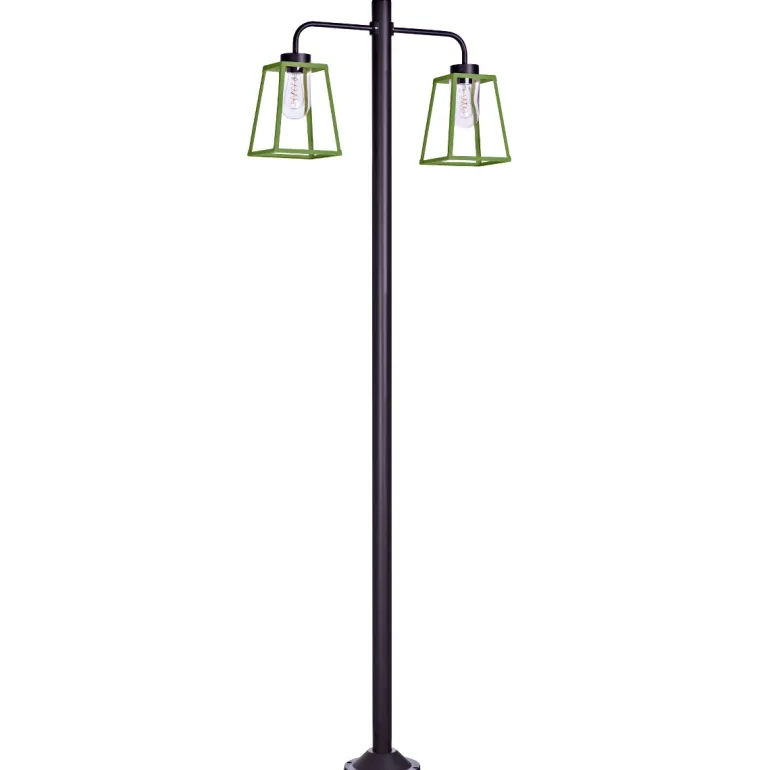 Zweiflammige Standleuchte Lampiok, IP 65