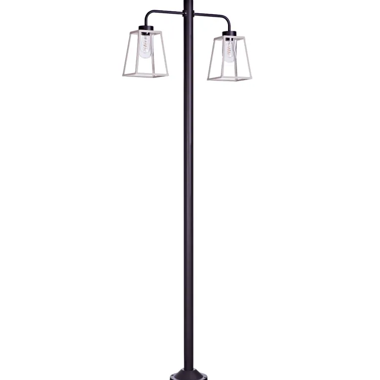 Zweiflammige Standleuchte Lampiok, IP 65