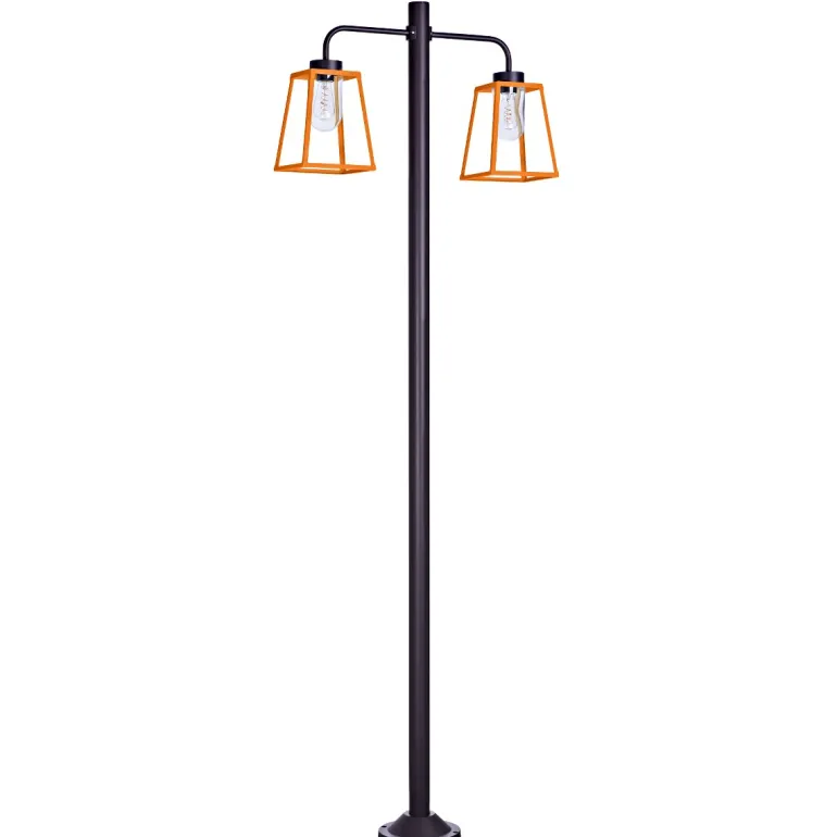 Zweiflammige Standleuchte Lampiok, IP 65