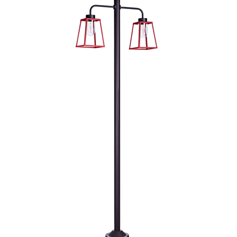 Zweiflammige Standleuchte Lampiok, IP 65