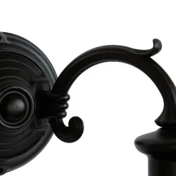 Zweiflammige Wandlampe für Außen mit Spitzzylindern